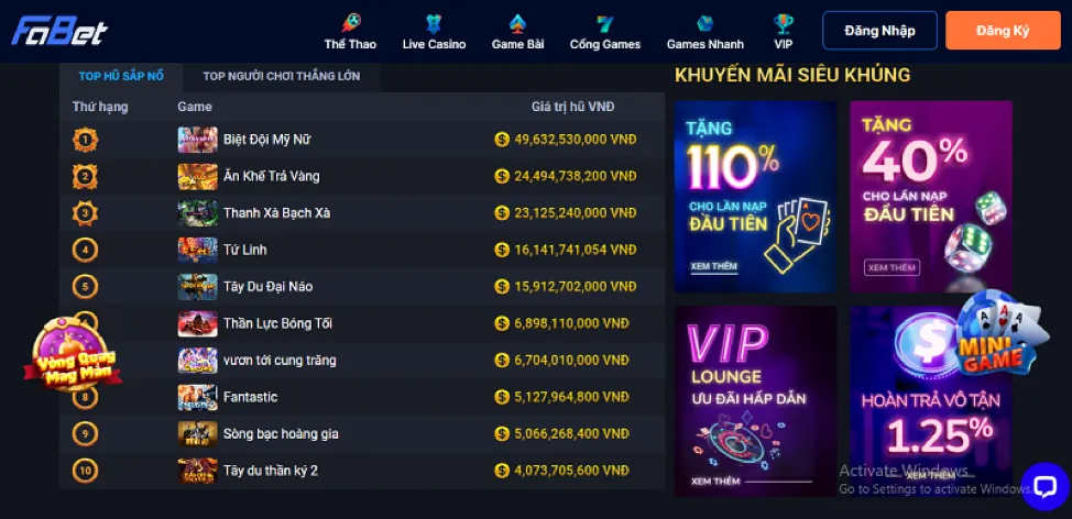 Giao diện ứng dụng f1680 App hiển thị tổng quan về các trận đá gà trực tuyến đang diễn ra